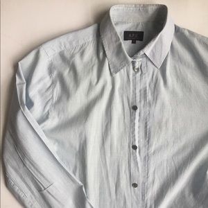 APC button down shirt Size M